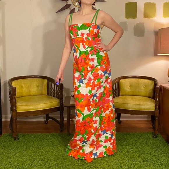 Dresses & Skirts - Vintage 60s Hawaiian Dress by Malia of Honolulu